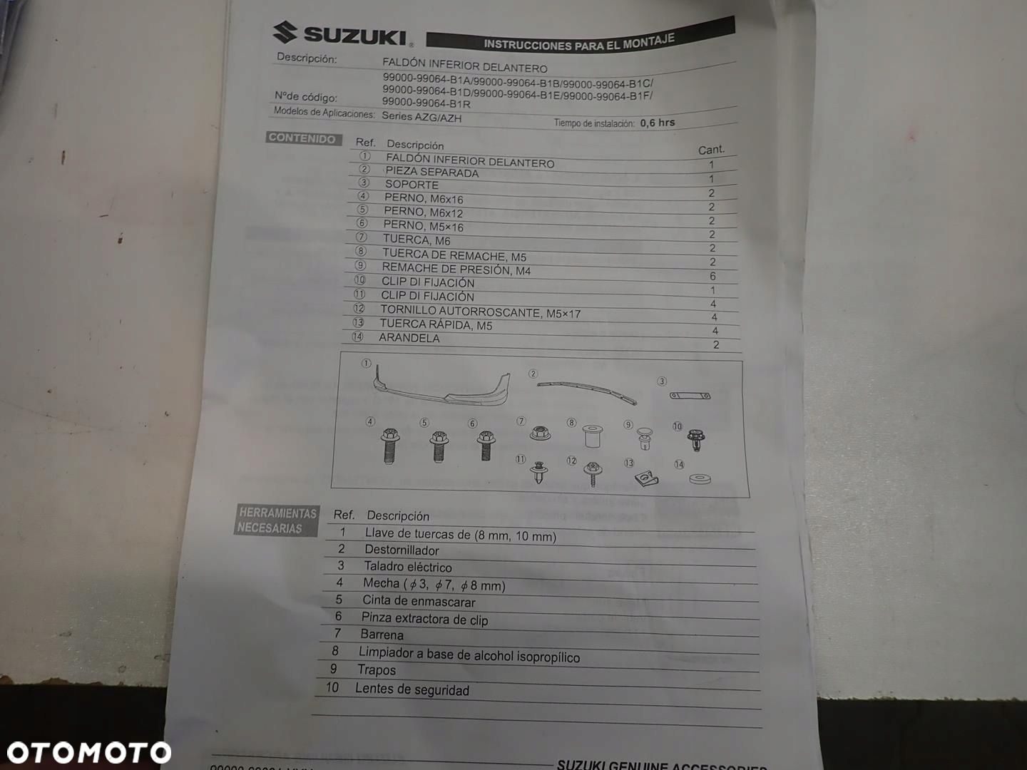 Spojler zestaw tuning SUZUKI SWIFT MK7 2010- - 6