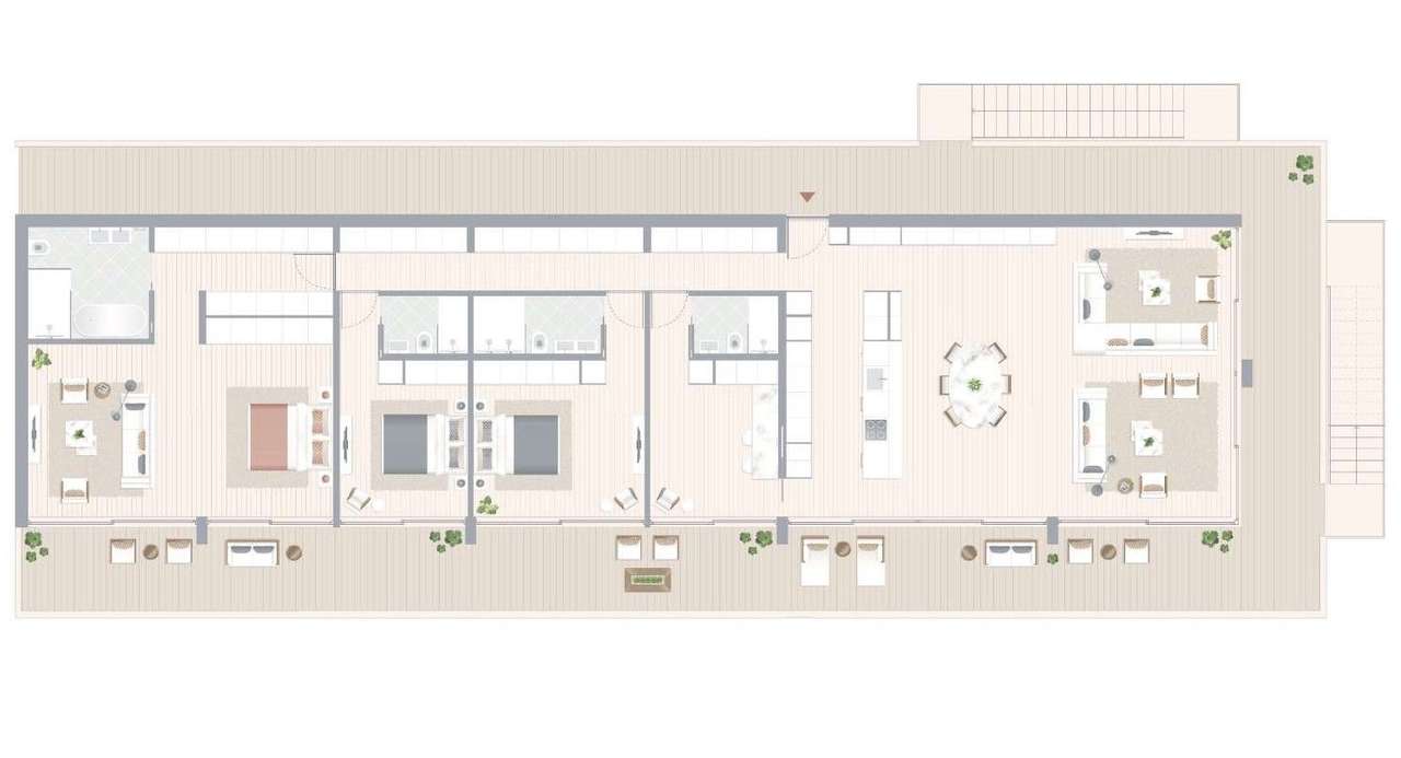 Luxuosa penthouse com vista mar e piscina aquecida-36