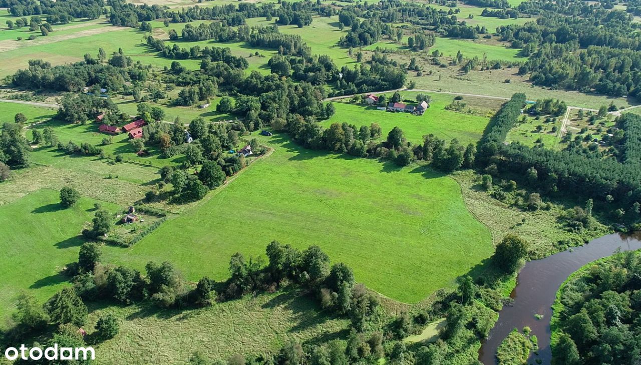 12 działek/ działka nad Liwcem, rzeka Liwiec PRYW.