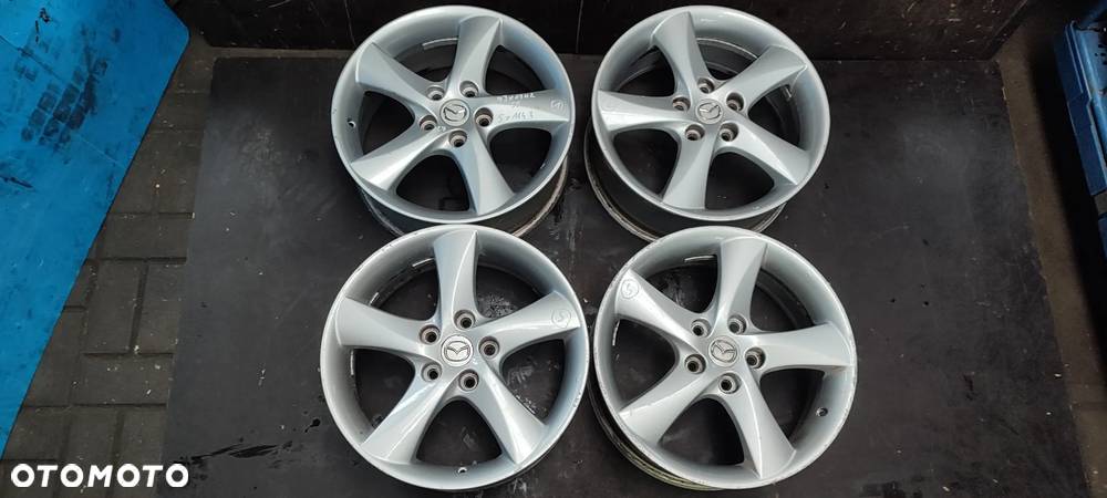 FELGI 5x114.3 7Jx17 CALI ET55 MAZDA 3, 5, 6 MPV KOMPLET - 1