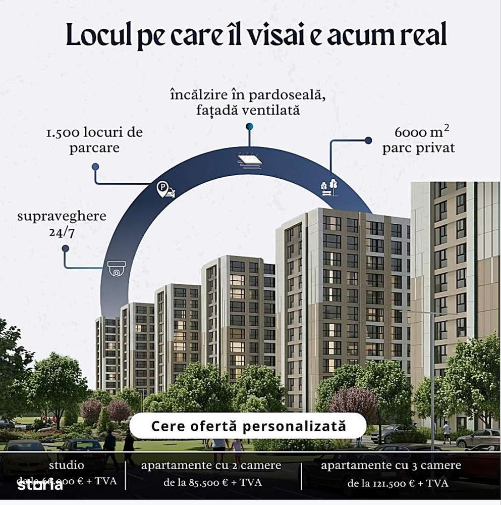 3 camere |Parc privat | Vest București Militari|0%Comision |TVA Inclus - Imagine principală: 5/10