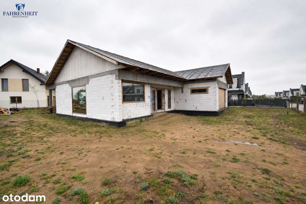 Dom parterowy 136 m² | Garaż 2-stan. | Skowarcz