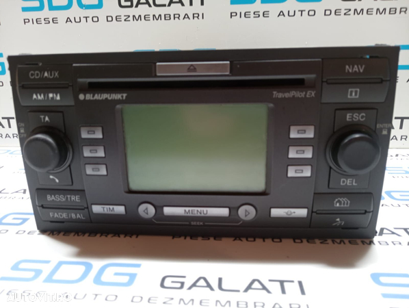 Navigatie Radio CD Player Audio Blaupunkt Ford Focus 2 2004 - 2008 Cod 4M5T18K931CB [M3847] - 2