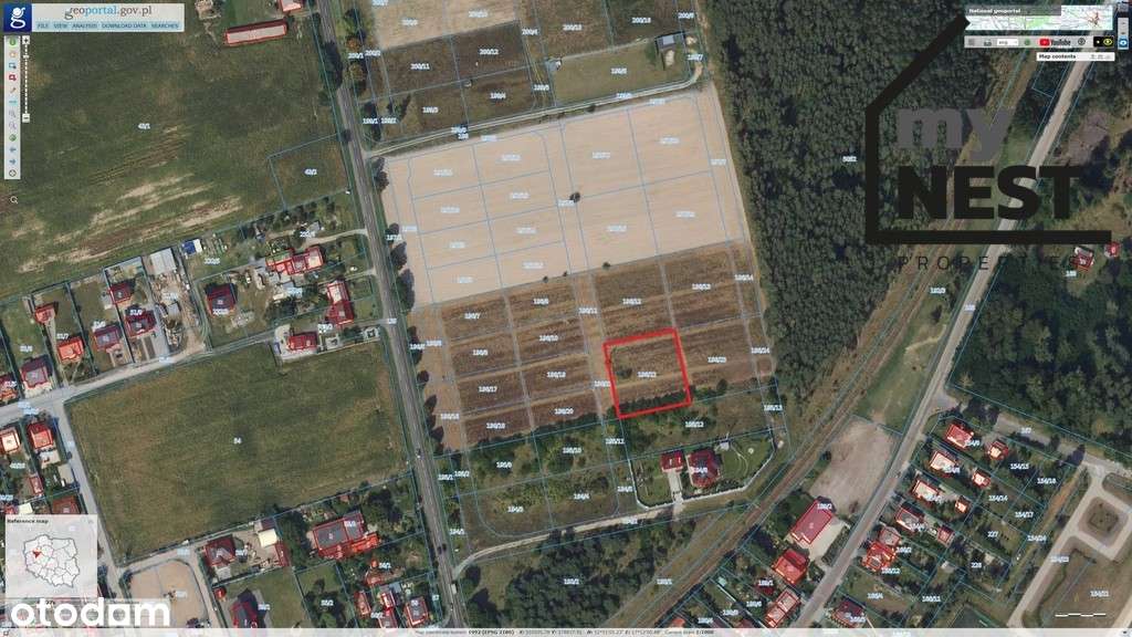 Działka Budowlana WĄGROWIEC Blisko Jeziora 1800 m2-2