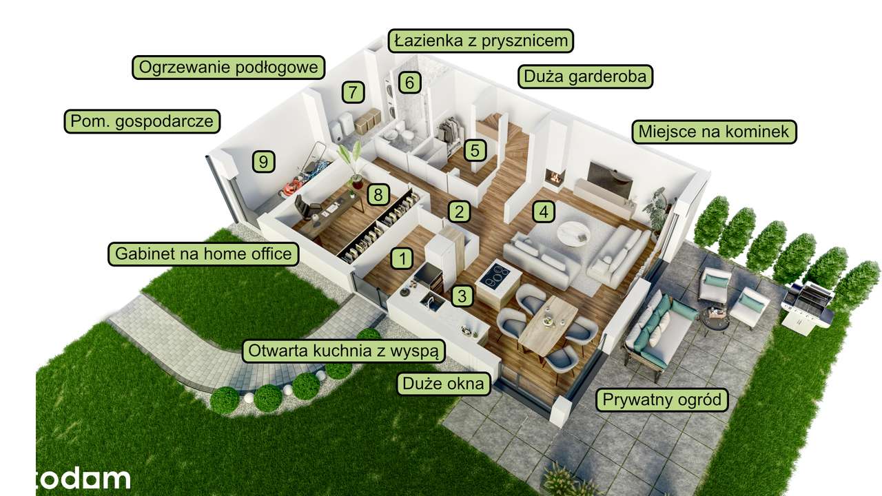Szeregowiec / Koczargi Stare - Babice / 8 km od Bemowo / Ogród-10