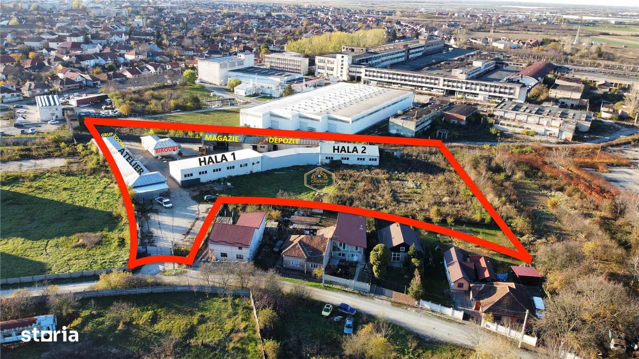 VIDEO - 14 Mai | Hale + Cladiri | Teren - 9.727 mp | Productie,Depozit-0