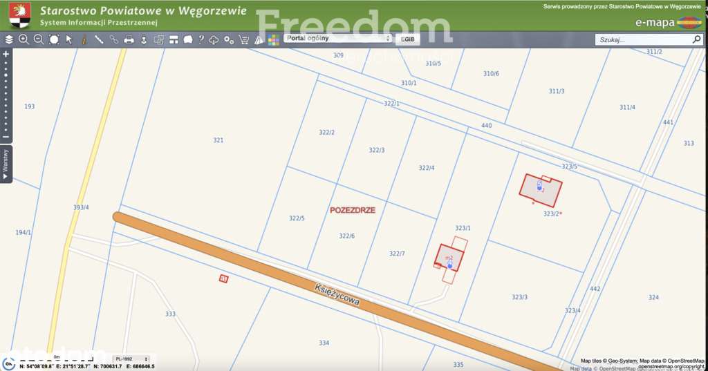 Działka budowlana w Pozezdrzu Mazury - Pełny obrazek: 3/12