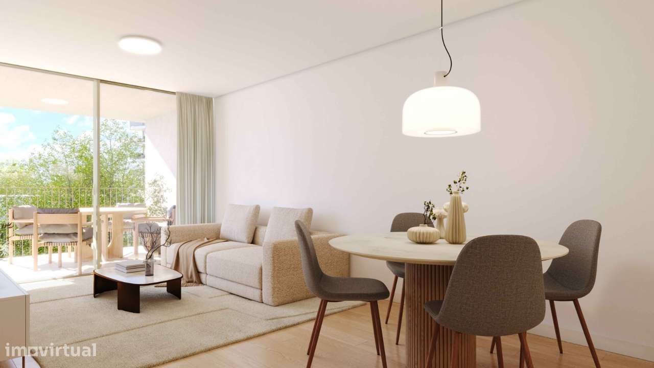 Apartamento T2 The Yard Urban Gaia ao lado do Arrábida Shop linha rubi-7