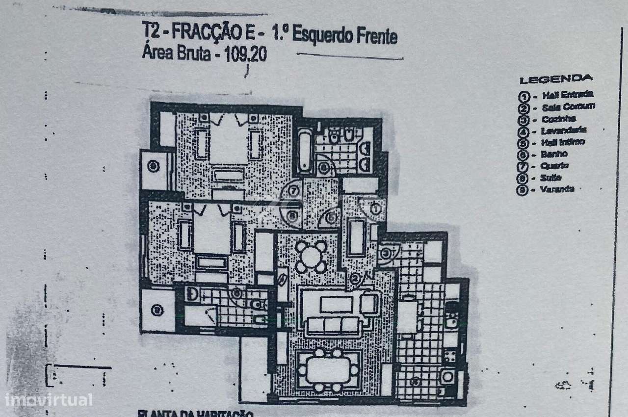 T2 em Alfena, com 130m2, duas frentes, varandas e Box para 2 carros.-21
