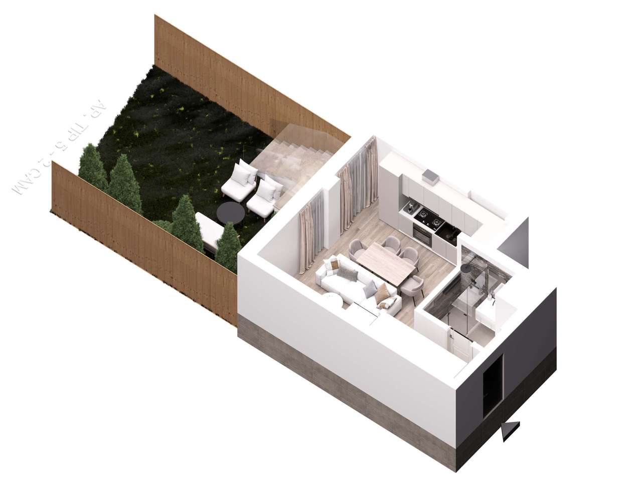 Studio cu Gradina Tip 6 | Parcul Carol | Proiect Nou Decembrie 2026 - Imagine principală: 3/4