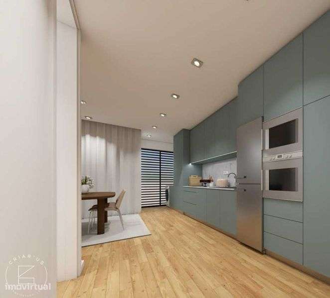 Apartamento T1 Novo com Varanda e Garagem junto ao Metro da Levada - Grande imagem: 4/12