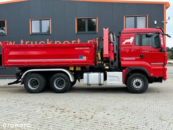 MAN TGS 26.510 6x4 EURO6 WYWROTKA TRÓJSTRONNA Z BORDMATIKIEM I HDS PALFINGER - 4