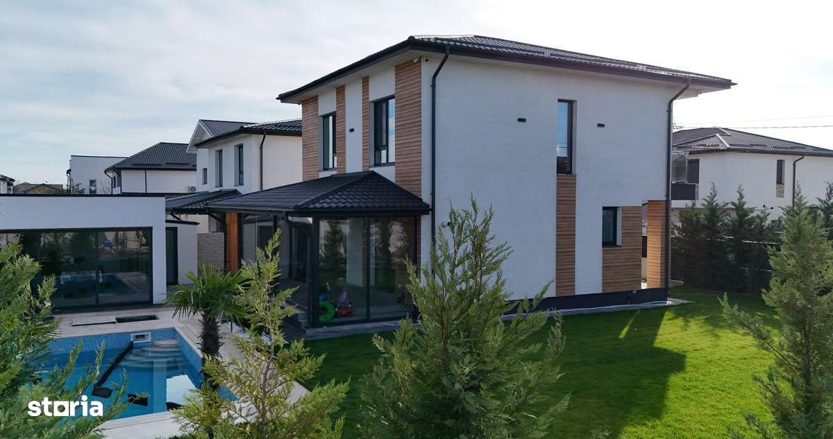Casă individuală - P+1 cu Piscină de vânzare , 5 camere || 800 mp - Imagine principală: 3/20