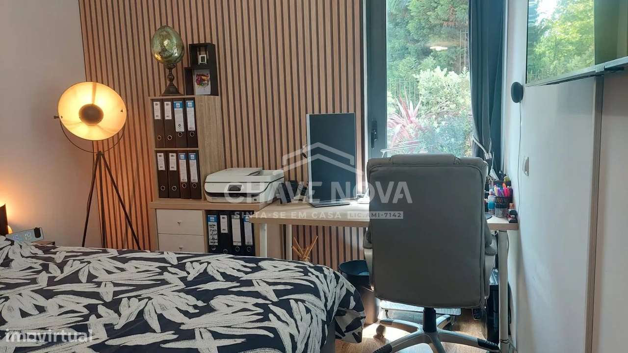 T1 em Cond.Fechado c/jardim e piscina em Mafamude-12