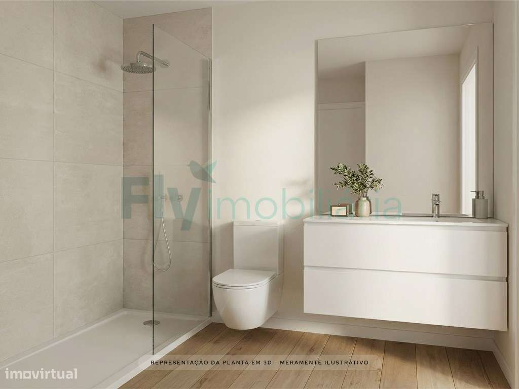 Apartamento T1 em São João, Vizela-5