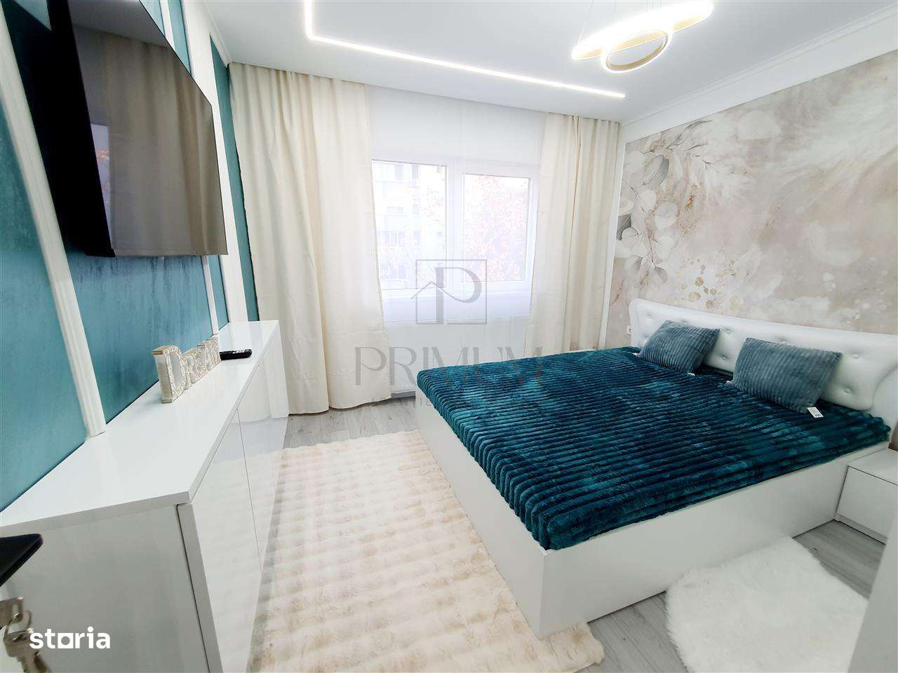 DAMBOVITA - 3 CAM - ETJ.2 - CENTRALA - RENOVAT - MOBILATUTILAT NOU - Imagine principală: 4/17