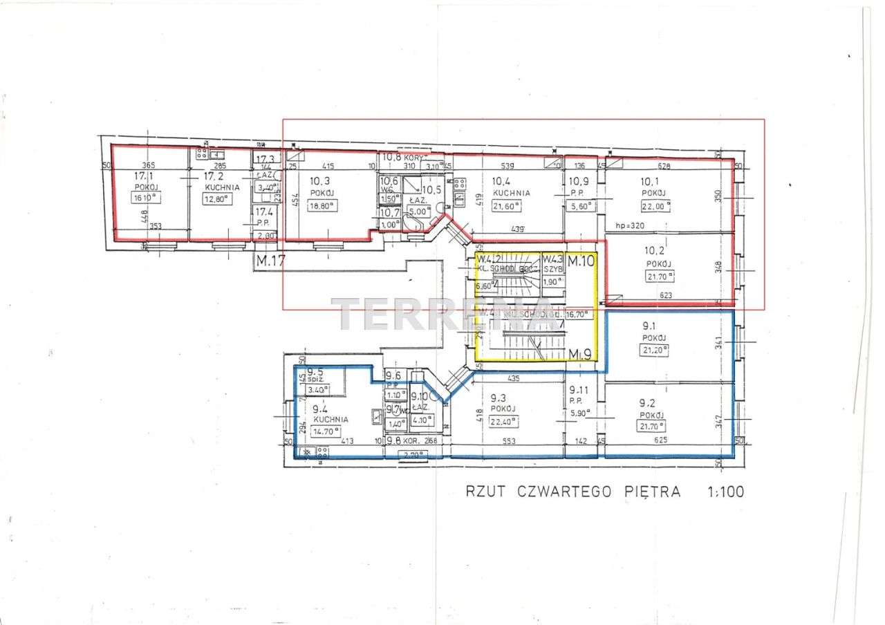Duże - 3 pokojowe mieszkanie z widokiem na Wawel!-11