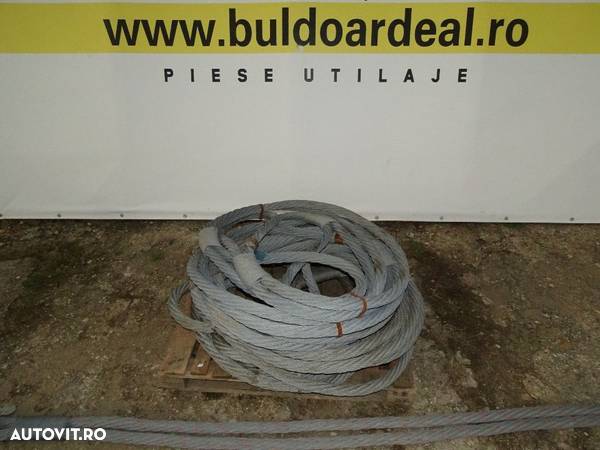 Cablu 40 tone Nou de 15 metri si 6 metri  in dublu omologat CE - 1
