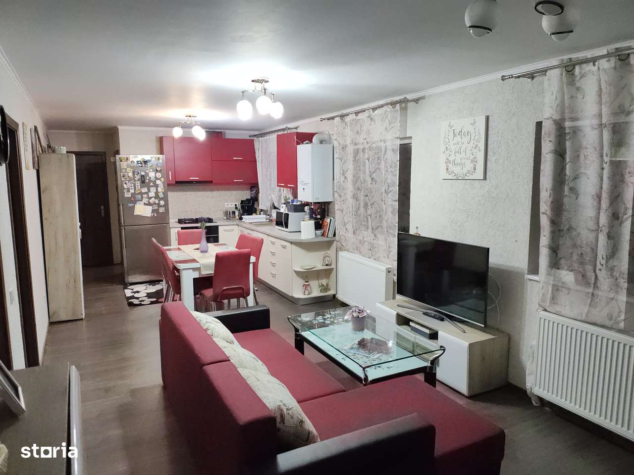 Casa pe un singur nivel, 100 mp teren 500 mp,mobilat, utilat,  Nazna-5