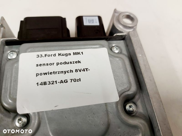 FORD KUGA MK1 MODUŁ SENSOR AIRBAG PODUSZEK POWIETRZNYCH 8V4T-14B321-AG - 5