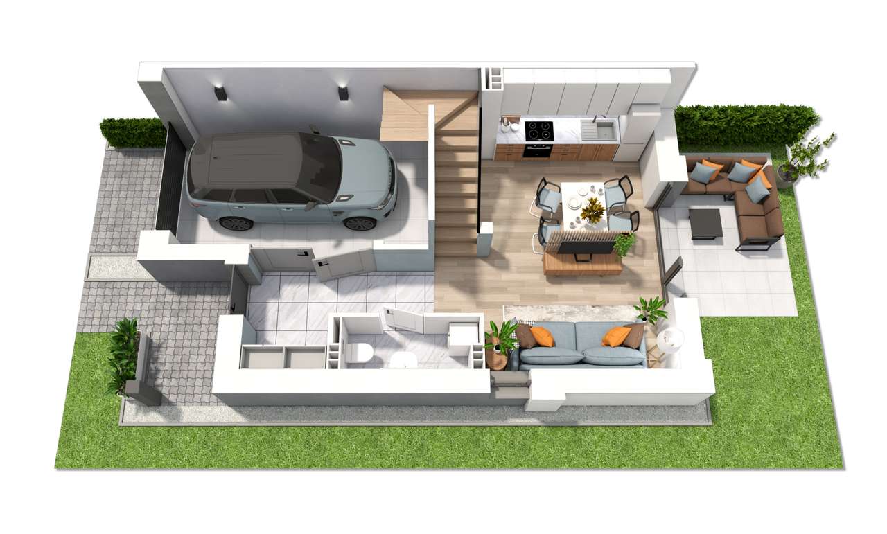 4-pokojowy dom 101m2 + ogródek Bez Prowizji - Pełny obrazek: 4/11