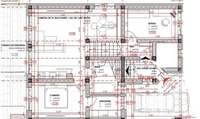 Apartament cu gradina de 156 mp, priveliste, zona linistita din Apahid - Imagine principală: 3/4