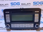 Radio CD Player RCD 300 Cu Cod Deblocare / SAFE cu MP3 VW Golf 5 2004 - 2008 Cod: 1K0035186AD - 1