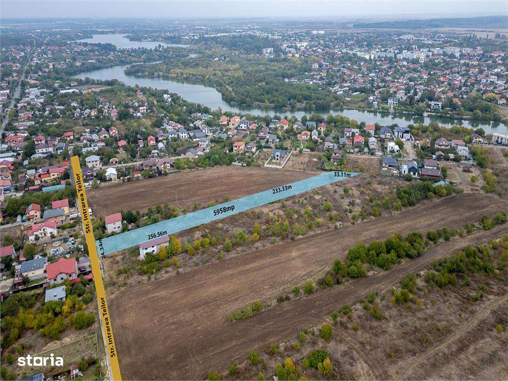 BUFTEA - FLAMANZENI,TEREN 5958 MP,DOSAR PUZ+AVIZE,TOATE UTILITATILE - Imagine principală: 3/7