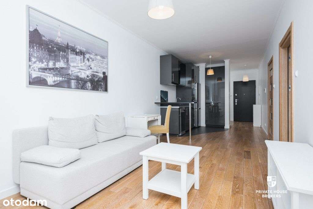 5 Piętro, Wiślane Tarasy, 50 m-2 pok| Taras 8 m² – pohled 3