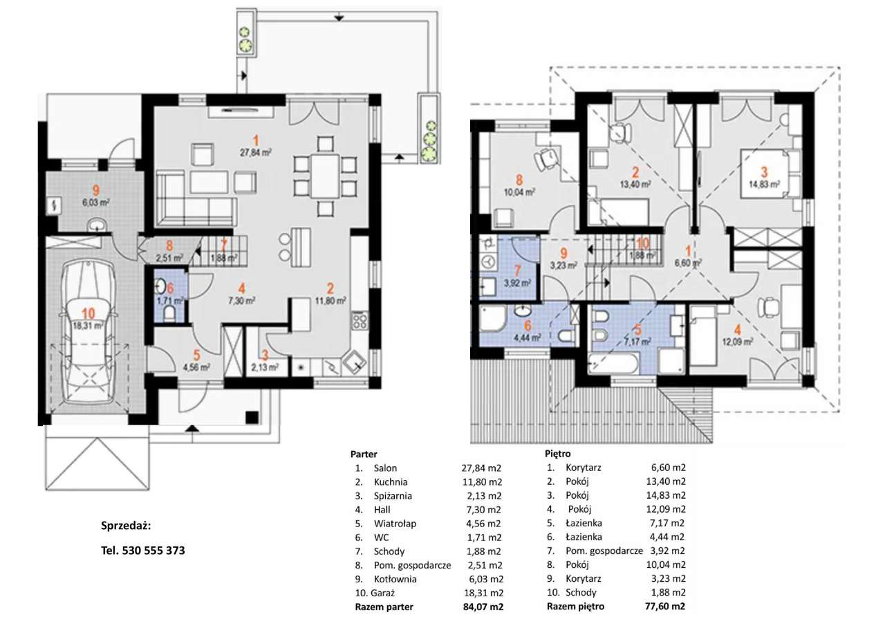 Bliźniak 5pok., 500m2 działka- zieleń, szkoła podstawowa, trasa S7!-11