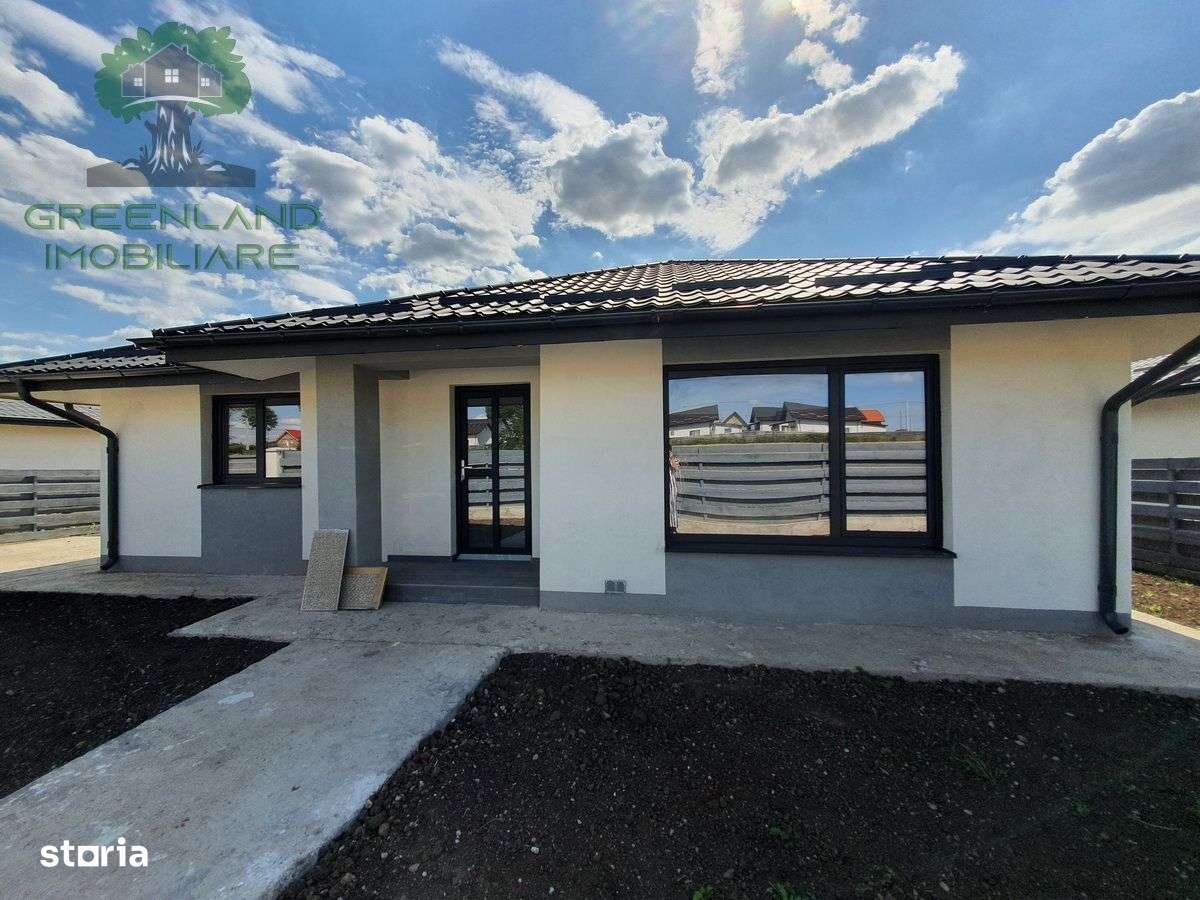 Casa plan parter 3 camere, 97mp, teren 400mp, la asfalt, Miroslava - Imagine principală: 4/17