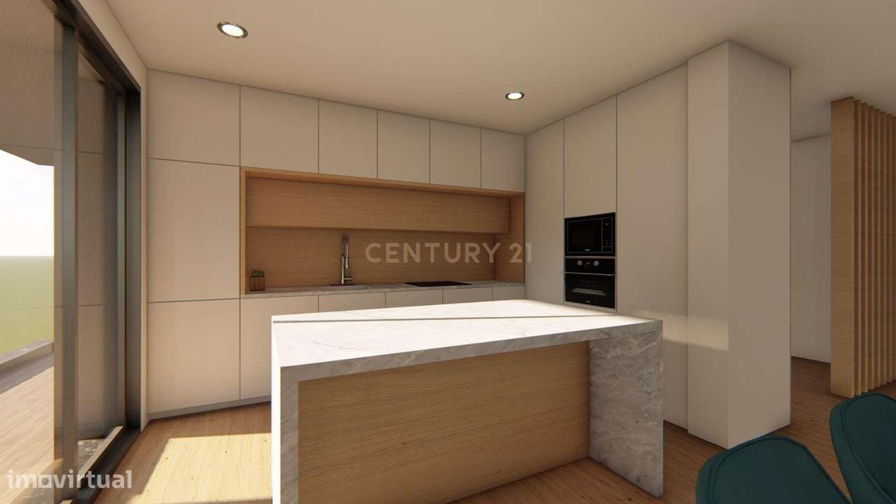 Terreno de 800 m² com Projeto Aprovado | Moradia T3 Contemporânea | Sã-12