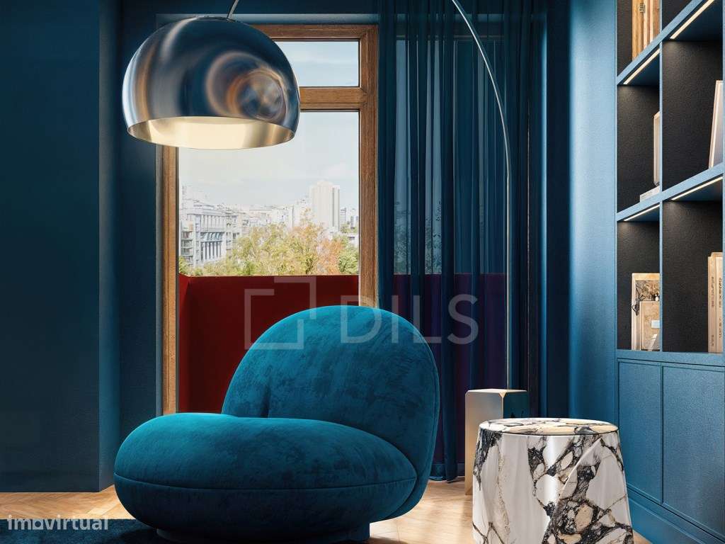 Apartamento T2 com piscina interior e garagem no Bairro Azul em Lisboa - Grande imagem: 1/67