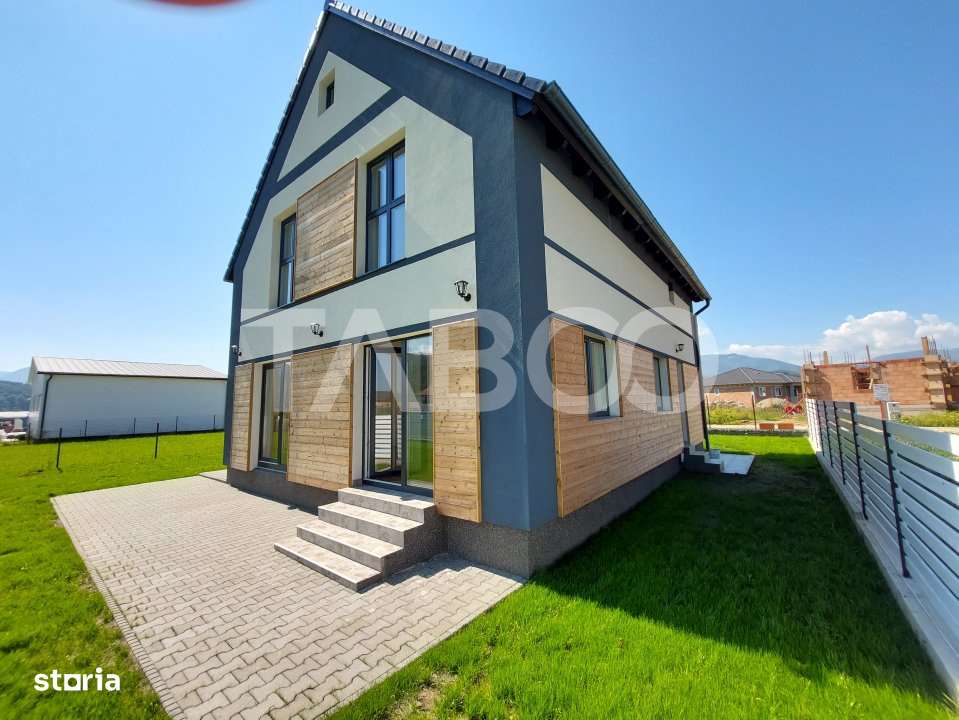 Casa de vanzare 4 camere 3 bai 119 mp 470 mp de teren in Talmaciu - Imagine principală: 2/17