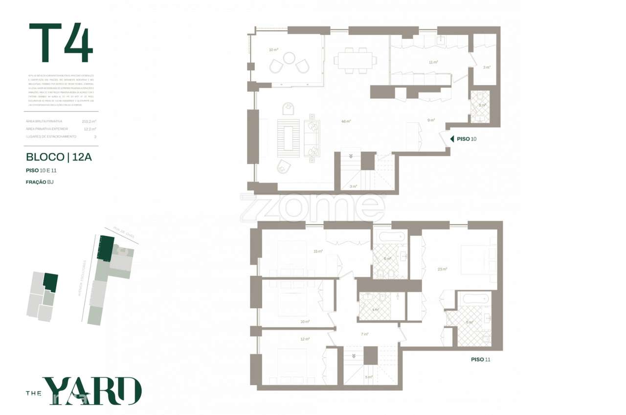 T4 Duplex The Yard | Varanda | Jardins da Arrábida - Grande imagem: 2/2