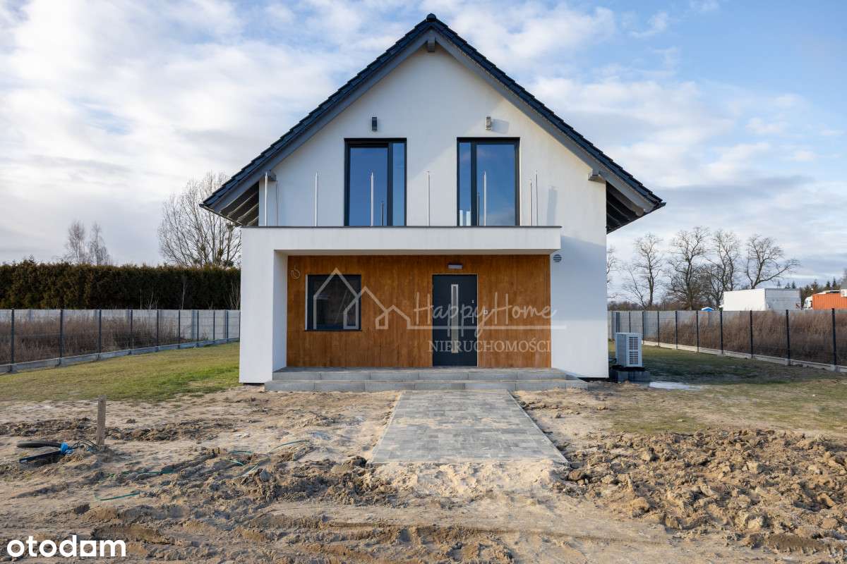 Nowoczesny dom wolnostojący w Kępie—Cicha okolica-3