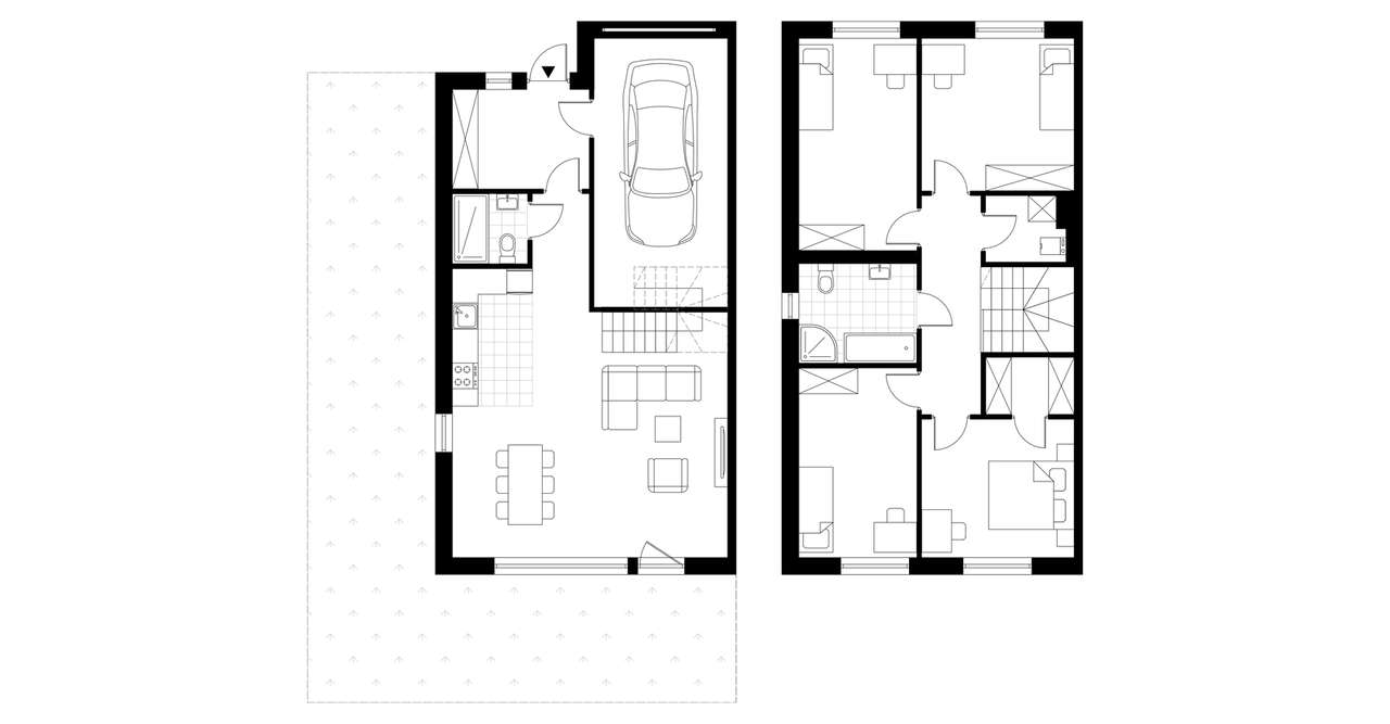 5-pokojowy dom 137m2 + ogródek Bez Prowizji - Pełny obrazek: 3/5