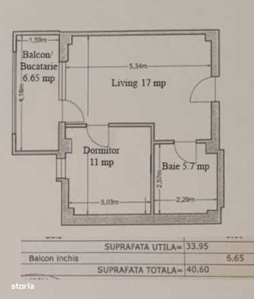 Apartament 2 camere /  studio de inchiriat