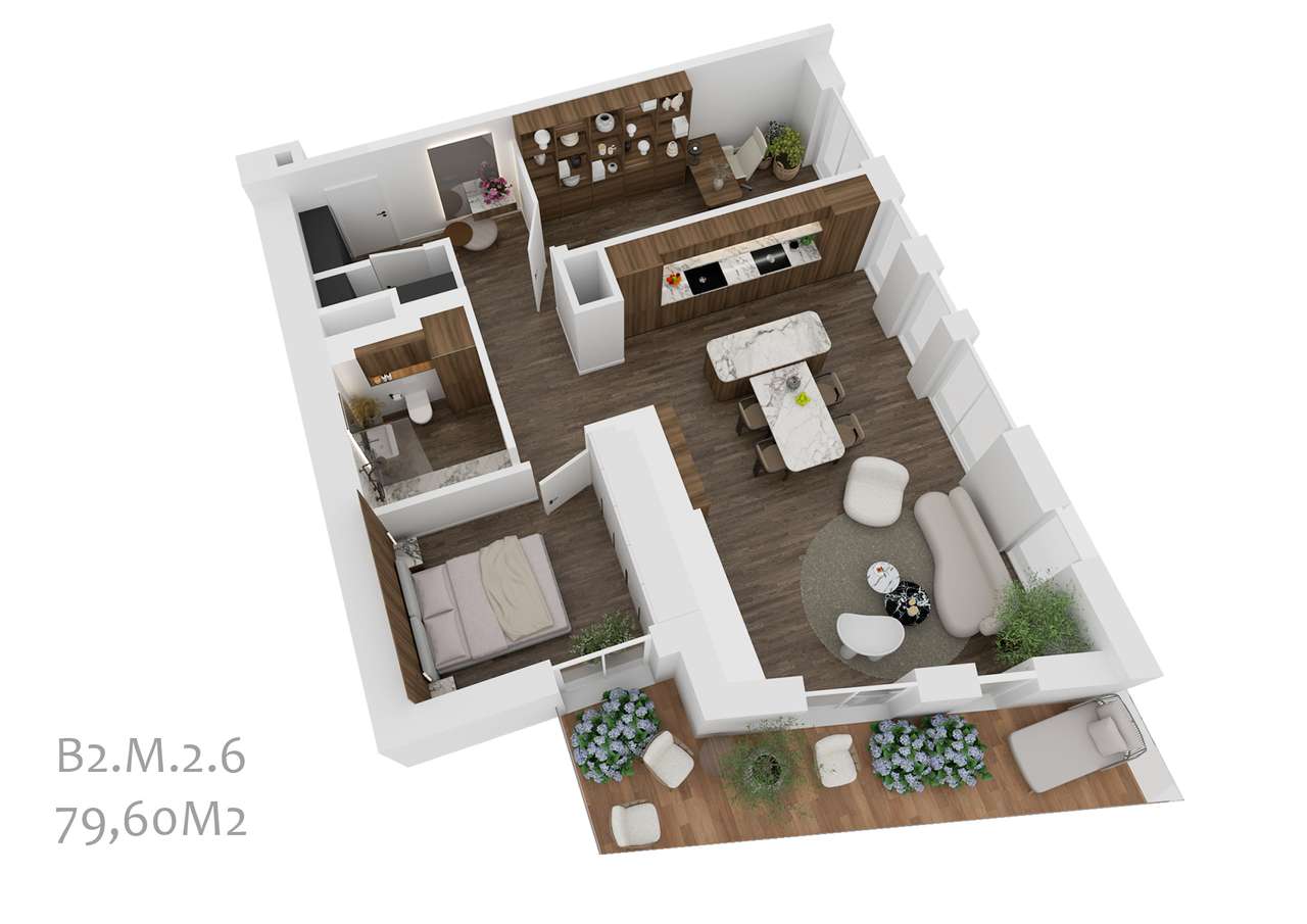 Wilda Story | TOP! | mieszkanie B2.M.2.6 - Pełny obrazek: 4/12