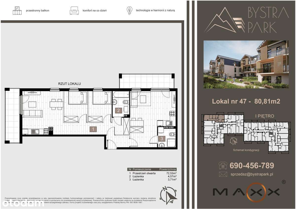 4 pokoje w otoczeniu zieleni i szlaków turystycznych-1