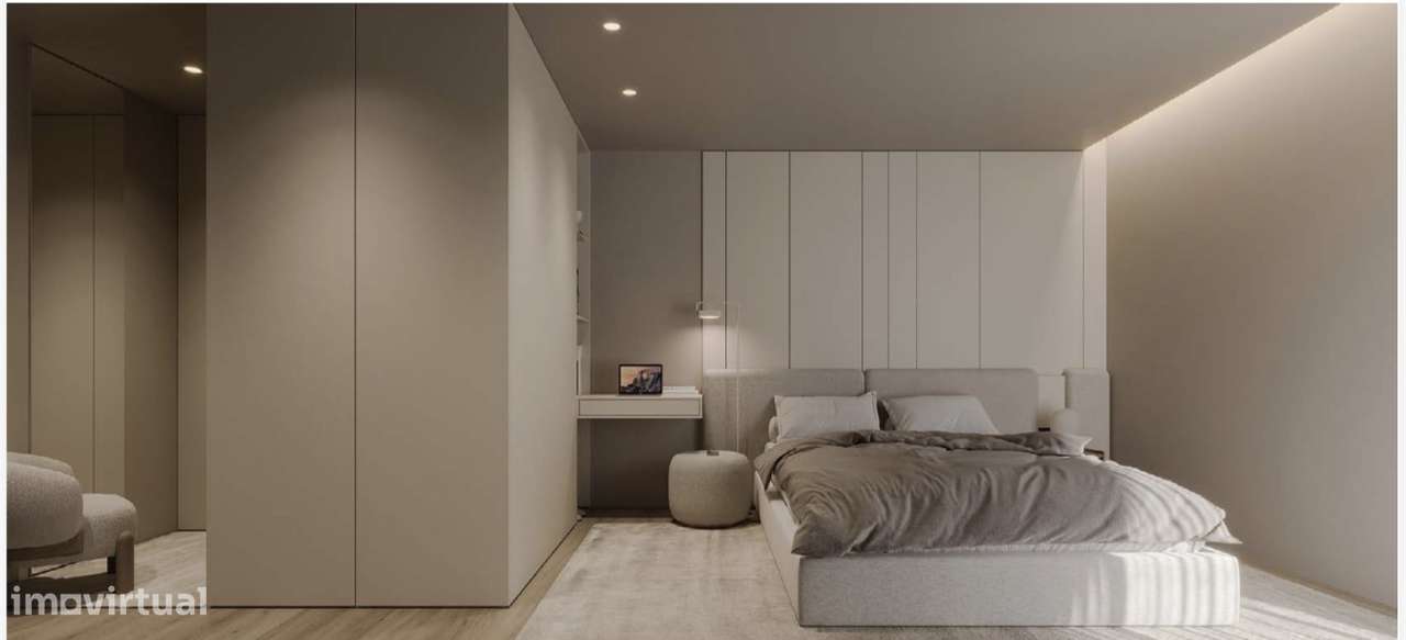 Apartamento T1 novo em condomínio fechado com piscina-6