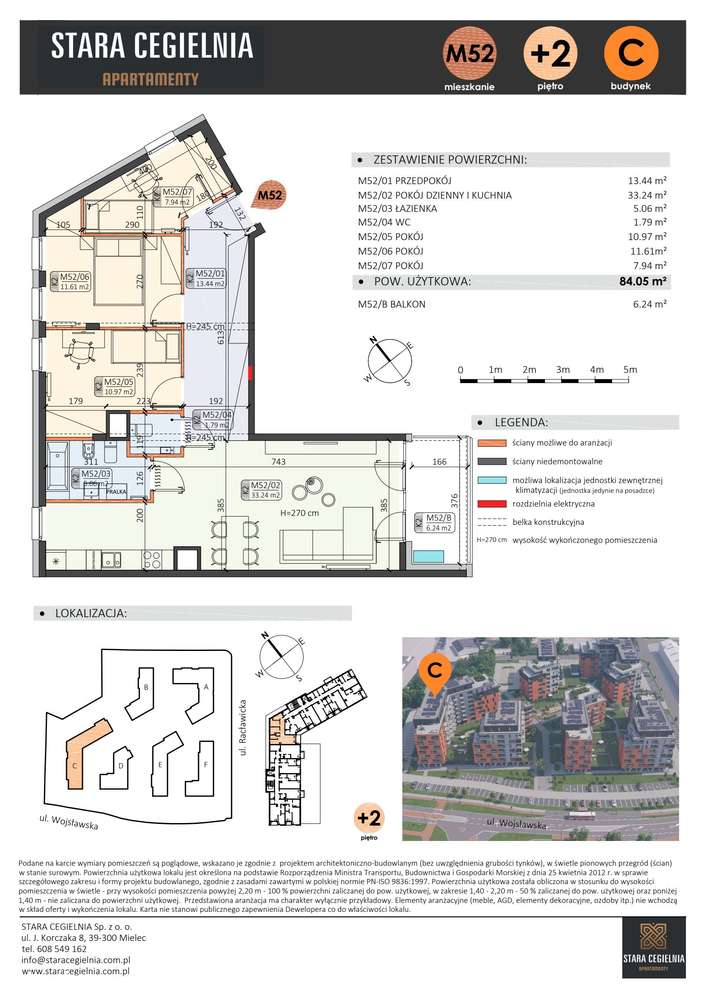Stara Cegielnia Mielec | mieszkanie 4-pok. | C_M52 - Pełny obrazek: 2/9