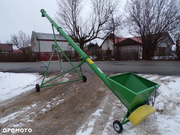 Przenośnik Ślimakowy OSUCH fi140/fi200 OD RĘKI / żmijka do zboża / 2-12m/ falownik / PODPORA wózek / odciąg OD RĘKI z transportem - 2