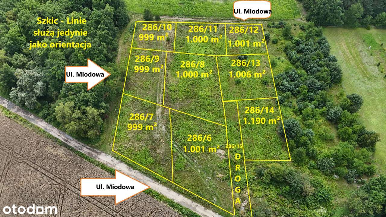 Teren inwestycyjny 18MN – pełna zgodność z MPZP  Rezerwacja do 20.01-3