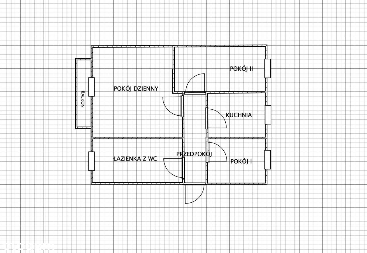 Trzypokojowe z balkonem w zielonym otoczeniu! C.O-7