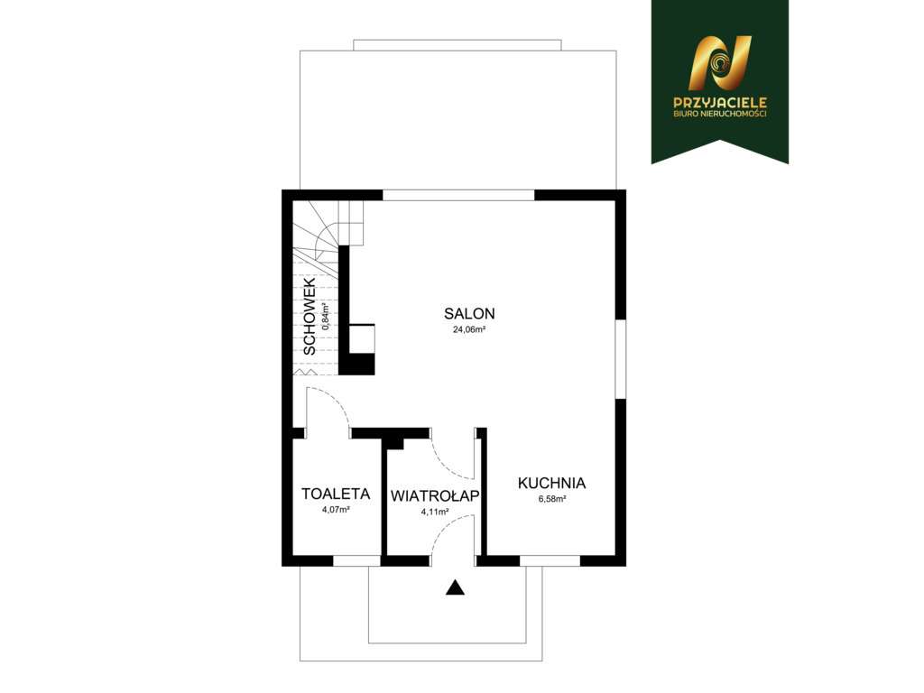 Dom bliźniak, taras z ogrodem, Orunia Gdańsk - Pełny obrazek: 2/5