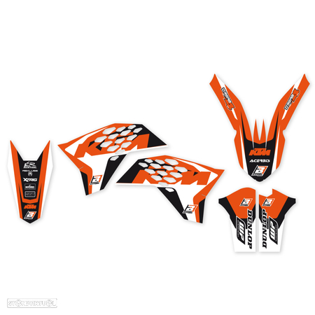 kit autocolantes blackbird dream 4 ktm - 1