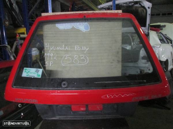 Porta Da Mala MALA583 HYUNDAI PONY 1992 5P VERMELHO - 1