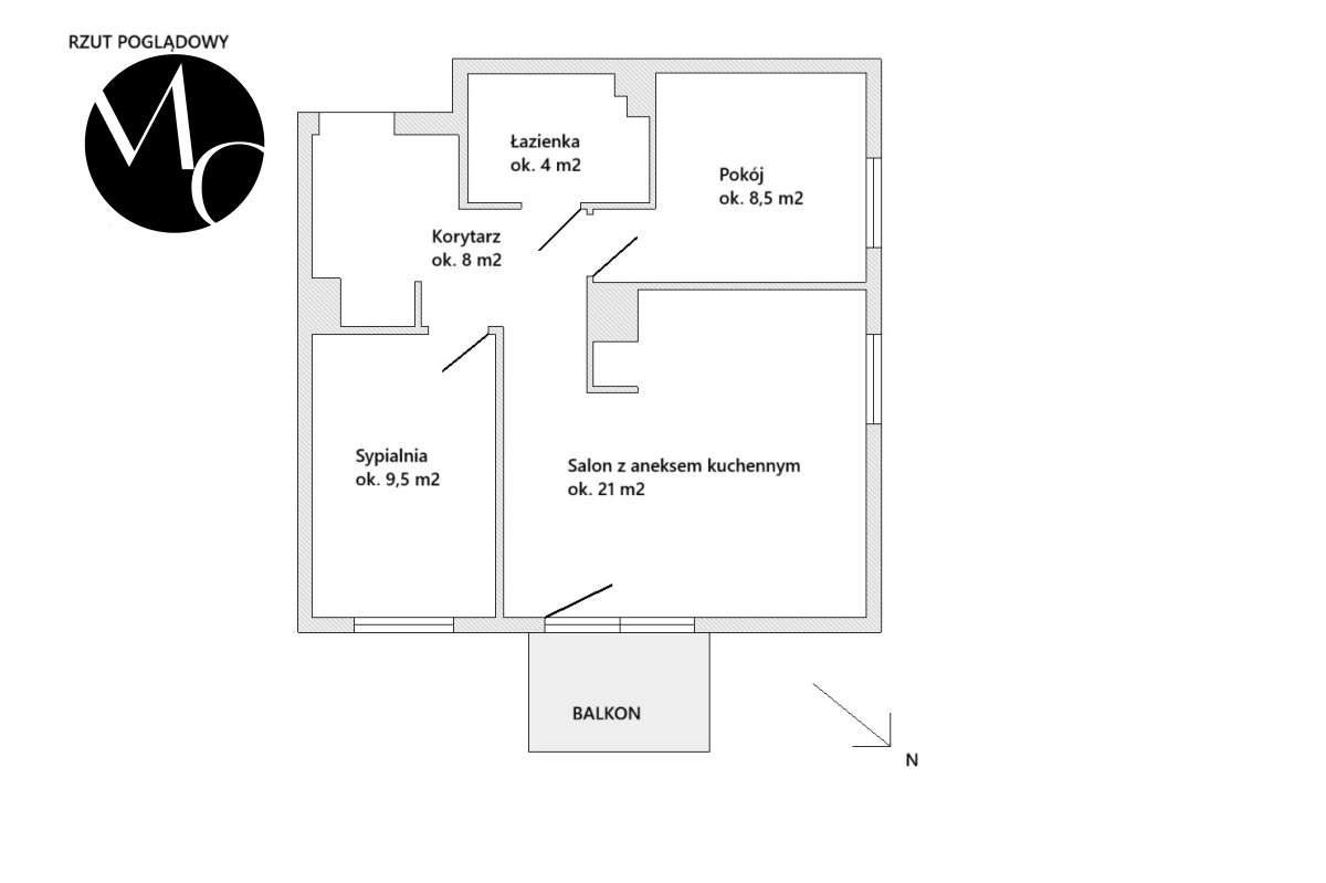 3 pokojowe mieszkanie gotowe do wprowdzenia-12