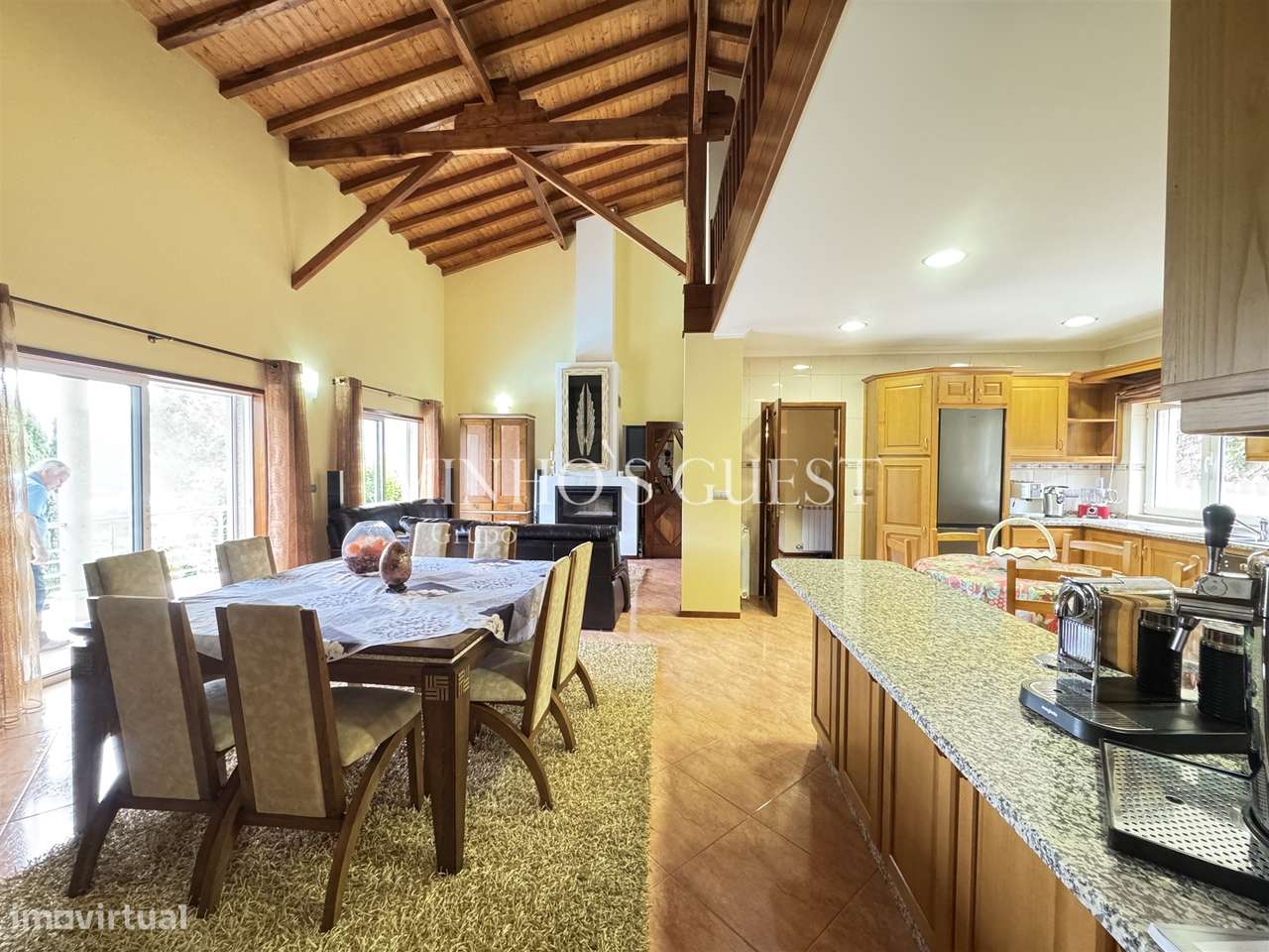 Moradia V4 com Piscina e Vista Rio/Montanha a 3 min da Marina de Rio C - Grande imagem: 5/43